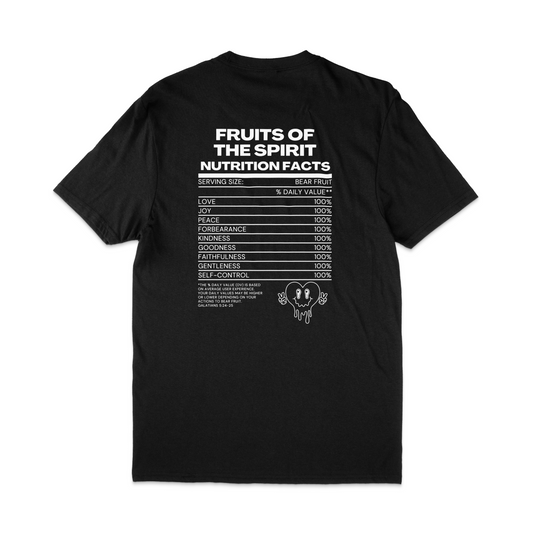 FRUIT OF THE SPIRIT TEE BLACK