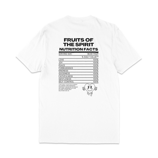 FRUIT OF THE SPIRIT TEE WHITE