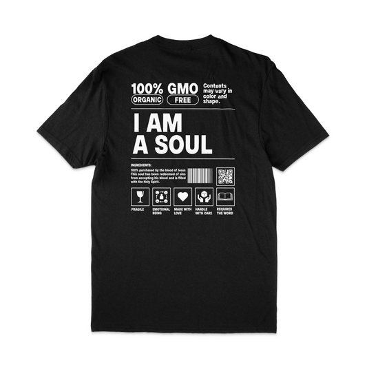 I AM A SOUL TEE BLACK