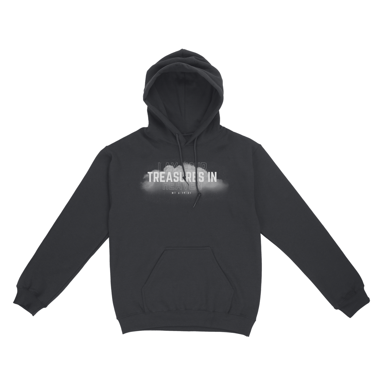 LAY YOUR TREASURES IN HEAVEN PULLOVER BLACK